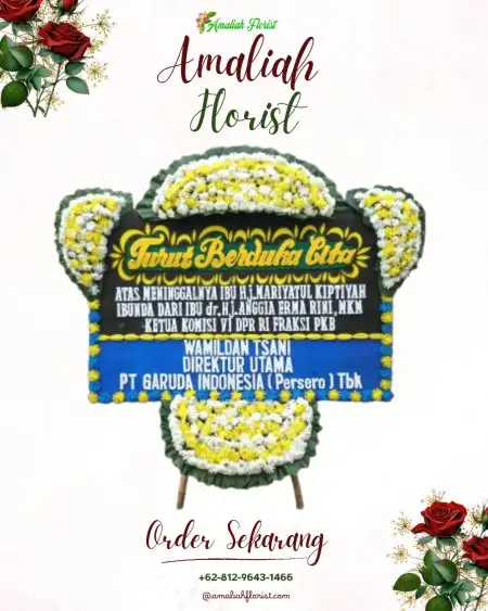 Papan Bunga Duka Medang Kampai